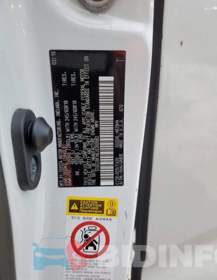 5TDZZRFH6JS260982 Photo# 13
