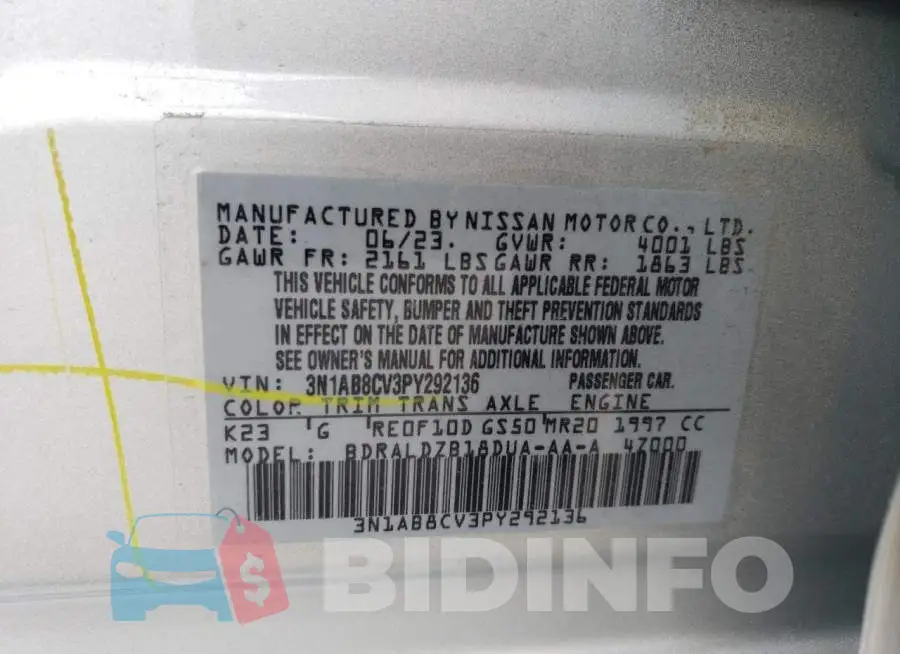3N1AB8CV3PY292136 Photo# 12
