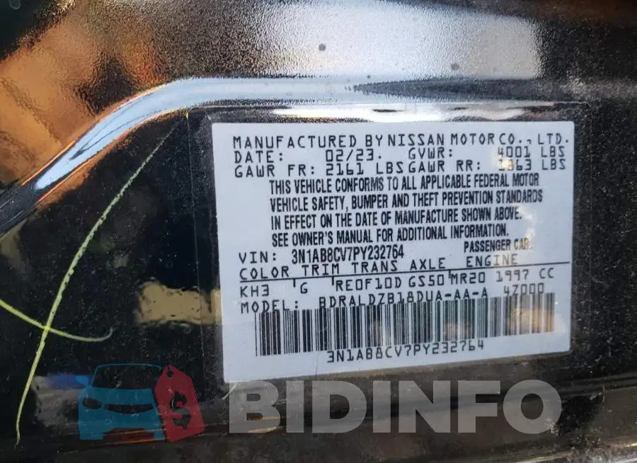 3N1AB8CV7PY232764 Photo# 12