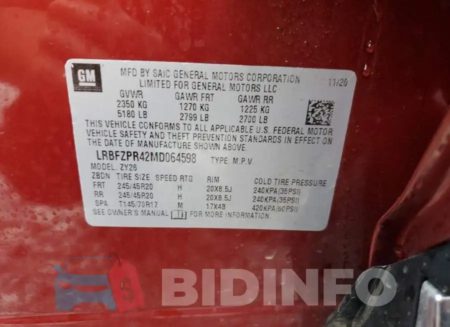 LRBFZPR42MD064598 Photo# 13