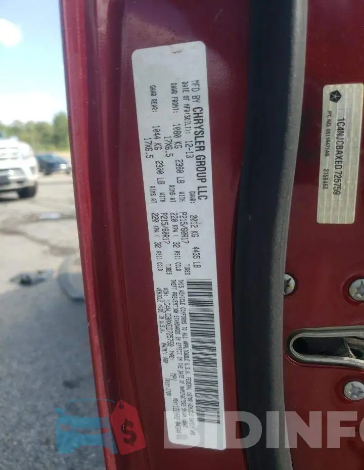 1C4NJCBAXED725759 Photo# 13