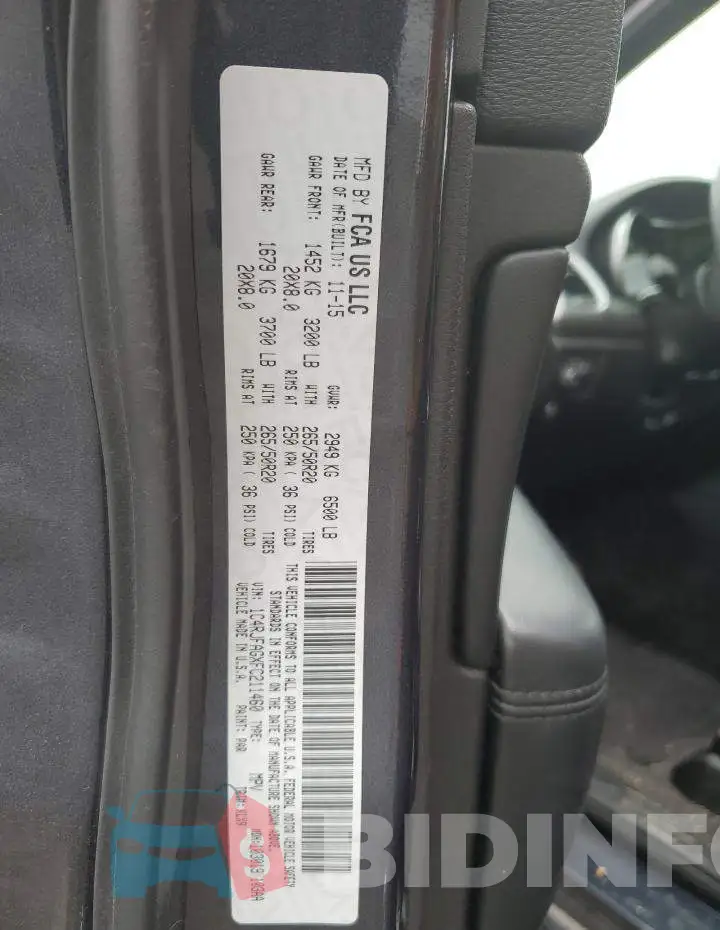 1C4RJFAGXFC211460 Photo# 13