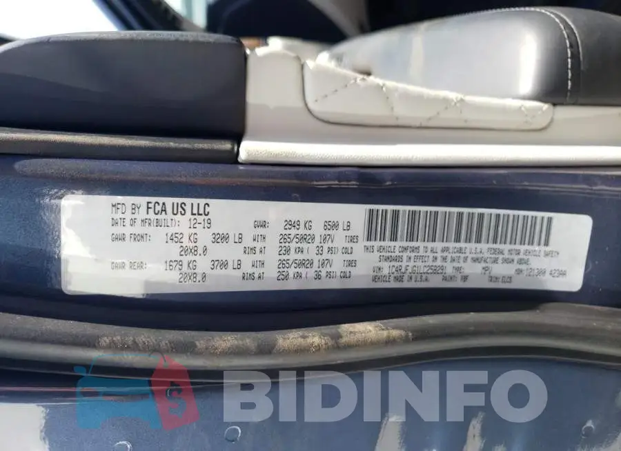 1C4RJFJG1LC258291 Photo# 13