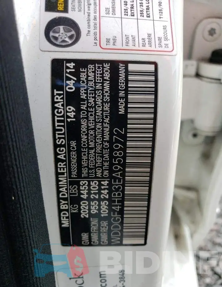 WDDGF4HB3EA958972 Photo# 13