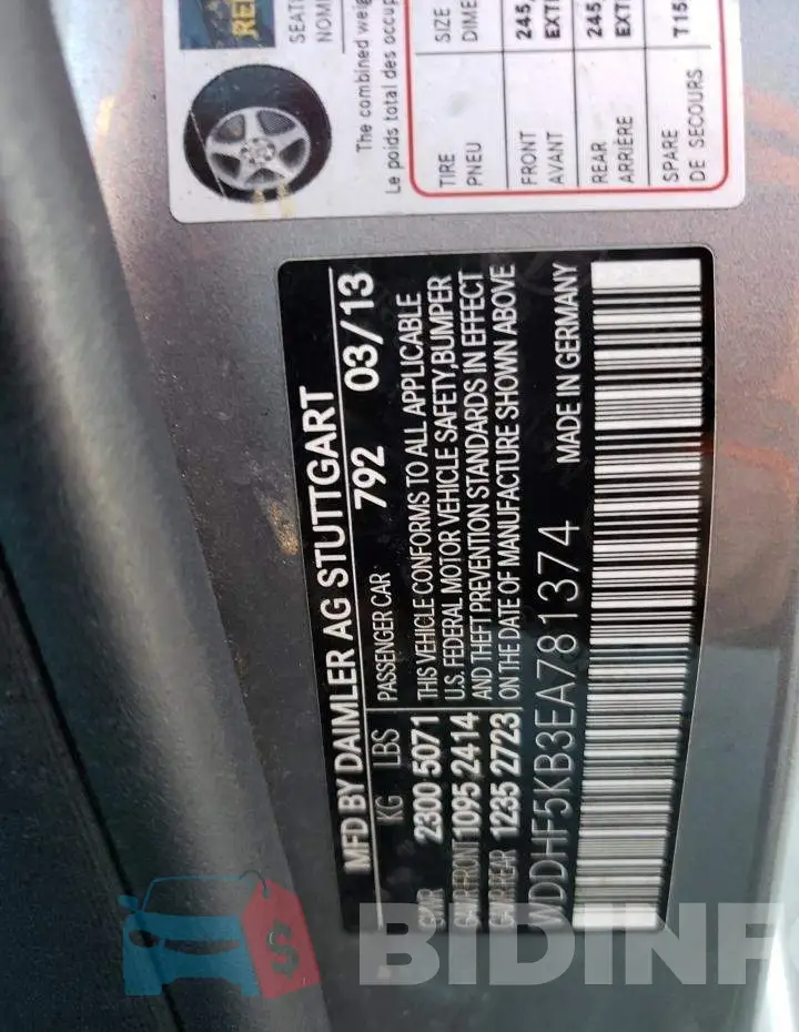 WDDHF5KB3EA781374 Photo# 12