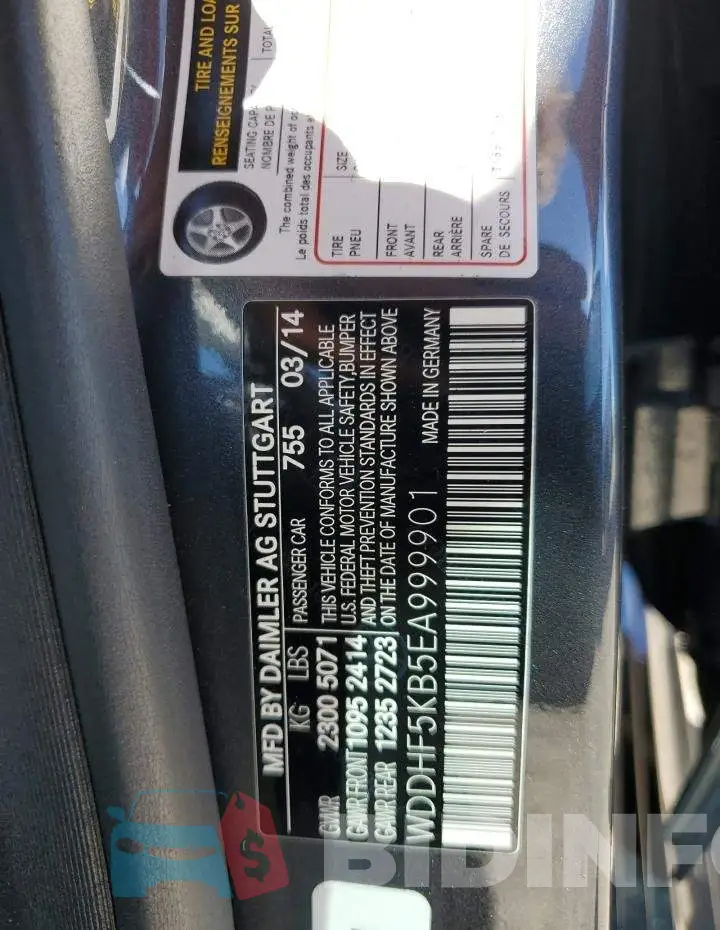 WDDHF5KB5EA999901 Photo# 12
