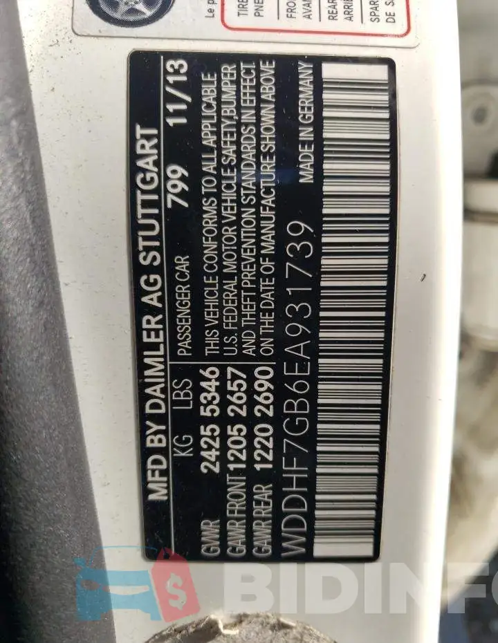 WDDHF7GB6EA931739 Photo# 12