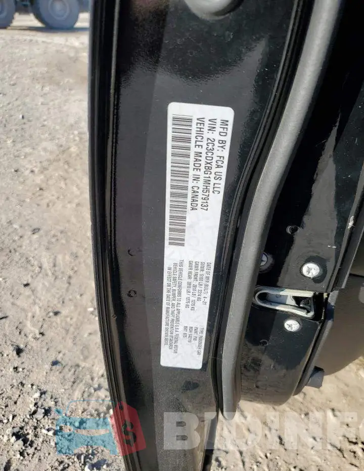 2C3CDXBG1MH579137 Photo# 12