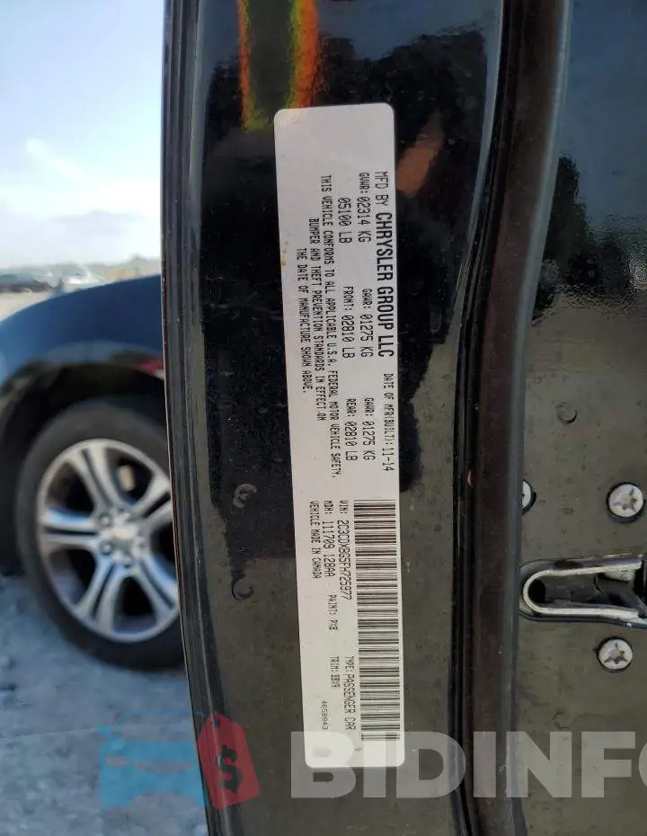 2C3CDXBG5FH725977 Photo# 12