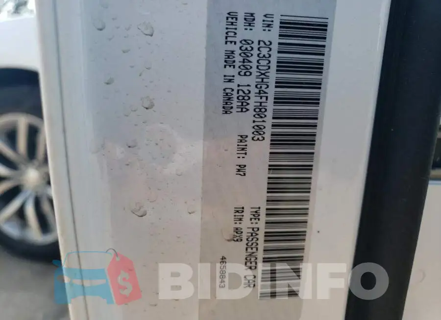 2C3CDXHG4FH801003 Photo# 12