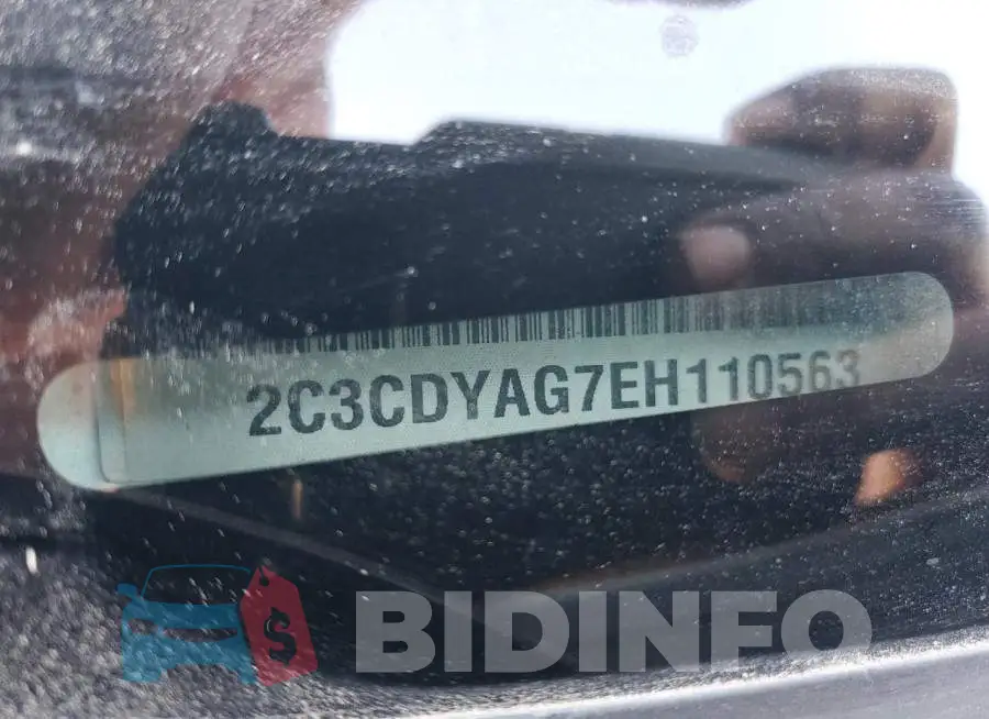 2C3CDYAG7EH110563 Photo# 12