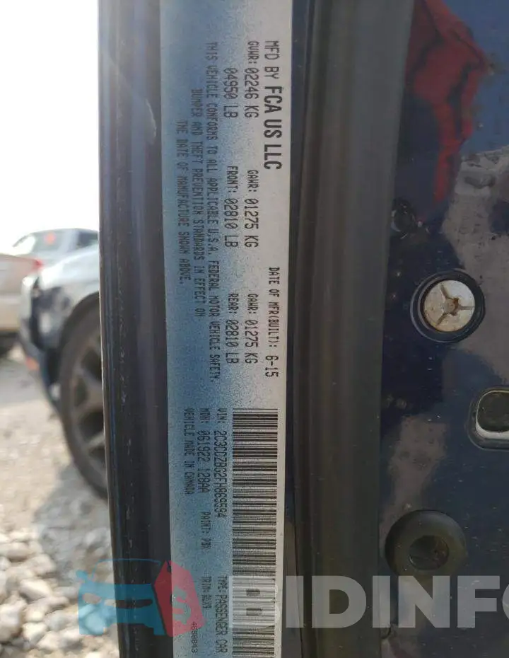 2C3CDZBG2FH869594 Photo# 12