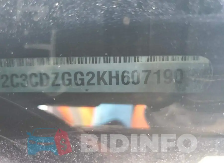 2C3CDZGG2KH607190 Photo# 12