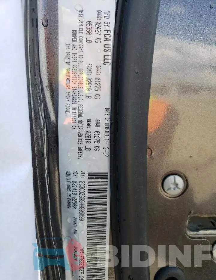 2C3CDZGG9HH605090 Photo# 12