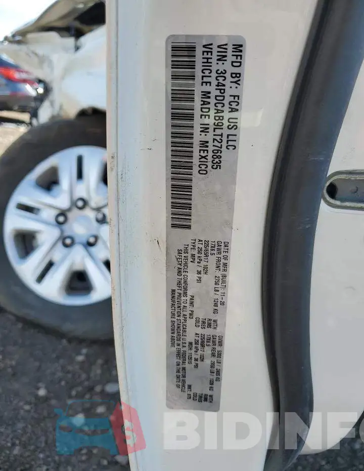3C4PDCAB9LT276835 Photo# 13