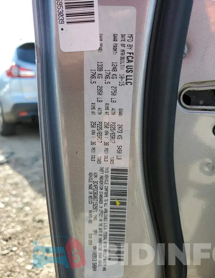 3C4PDCBG0GT152971 Photo# 13