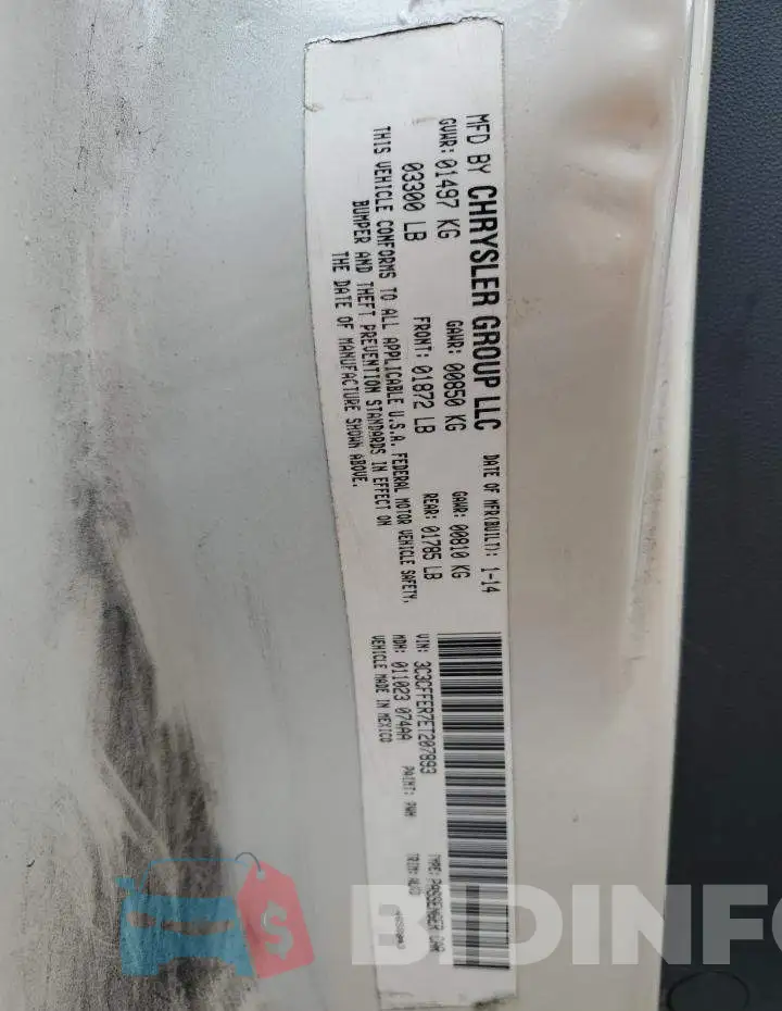 3C3CFFER7ET207893 Photo# 12