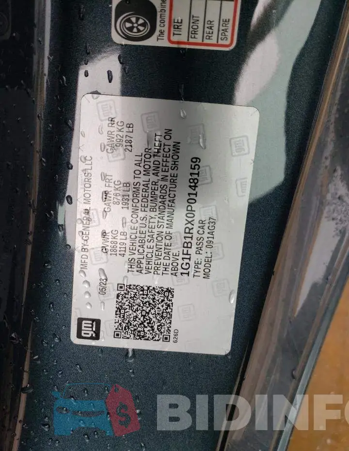 1G1FB1RX0P0148159 Photo# 12