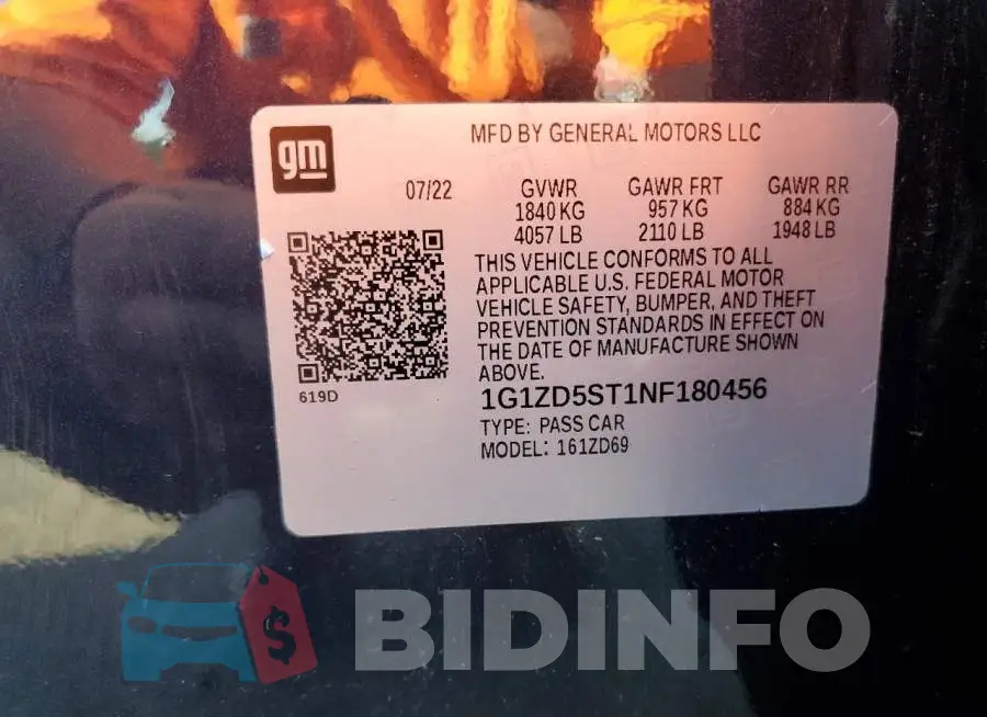 1G1ZD5ST1NF180456 Photo# 12