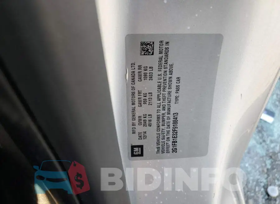 2G1FB1E32F9188413 Photo# 12