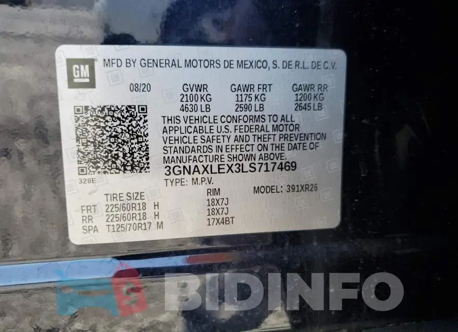 3GNAXLEX3LS717469 Photo# 12