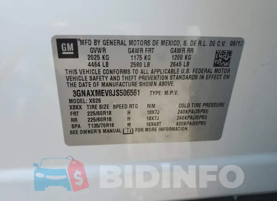 3GNAXMEV8JS506561 Photo# 12