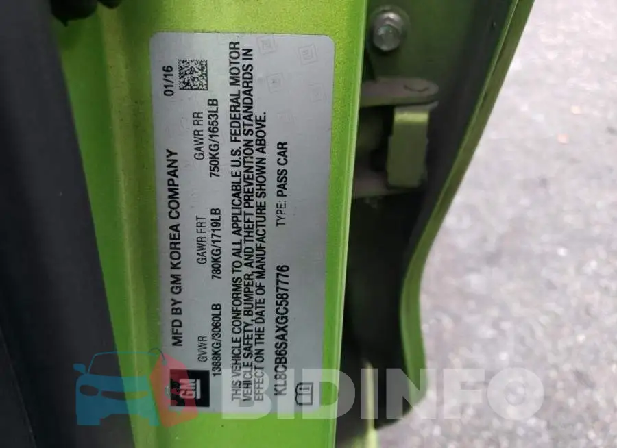 KL8CB6SAXGC587776 Photo# 13