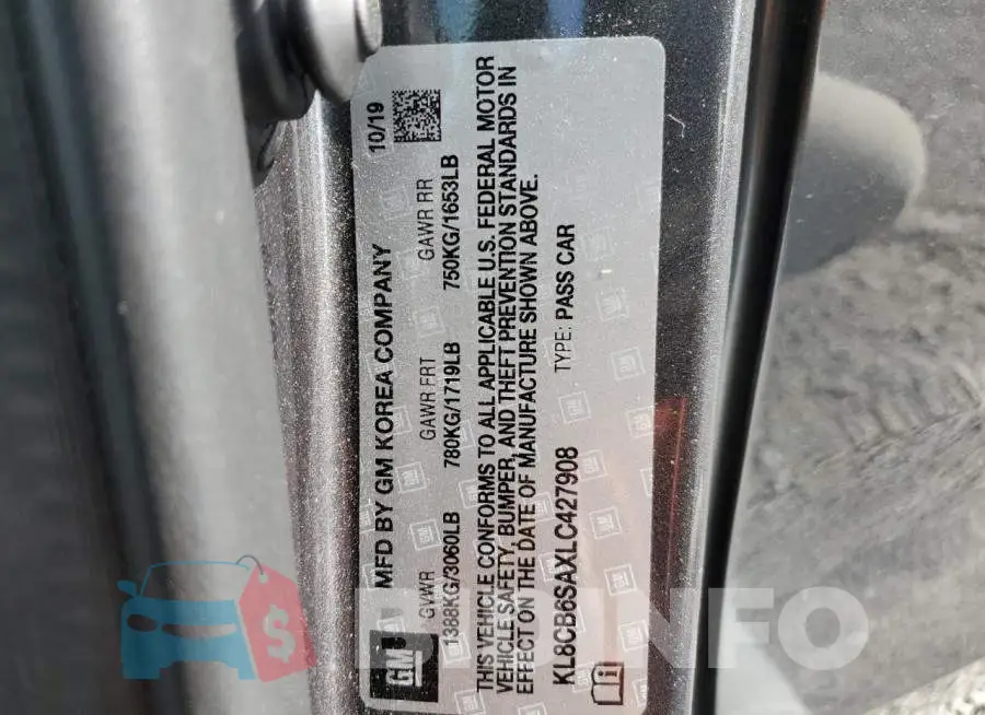 KL8CB6SAXLC427908 Photo# 13
