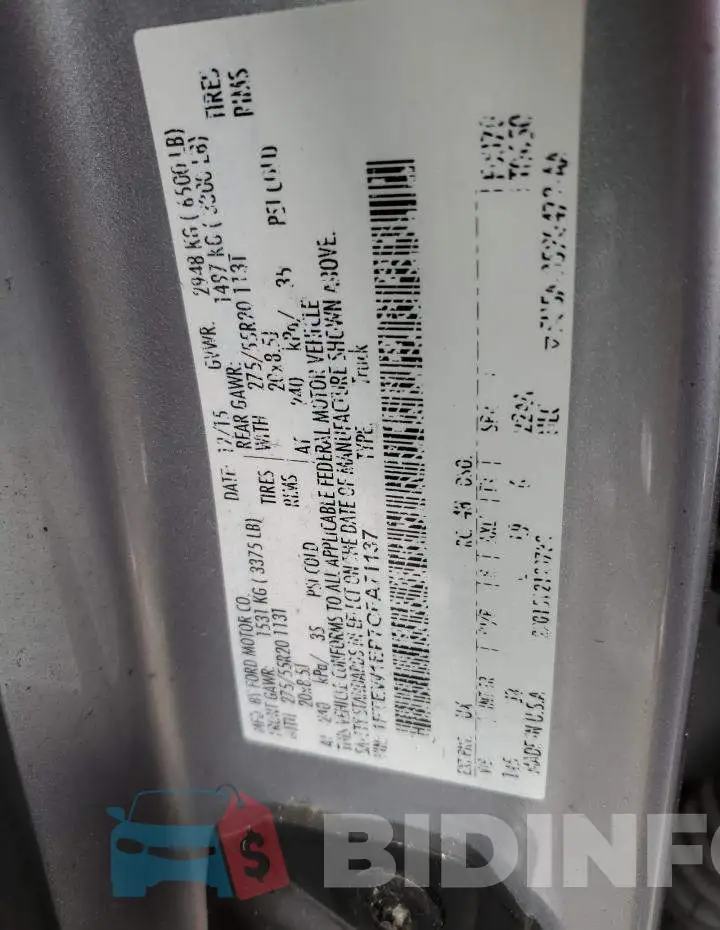 1FTEW1EP7GFA71137 Photo# 12