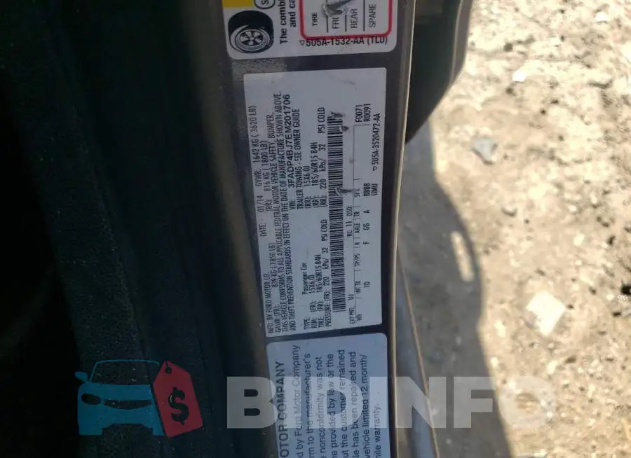 3FADP4BJ7EM201706 Photo# 12