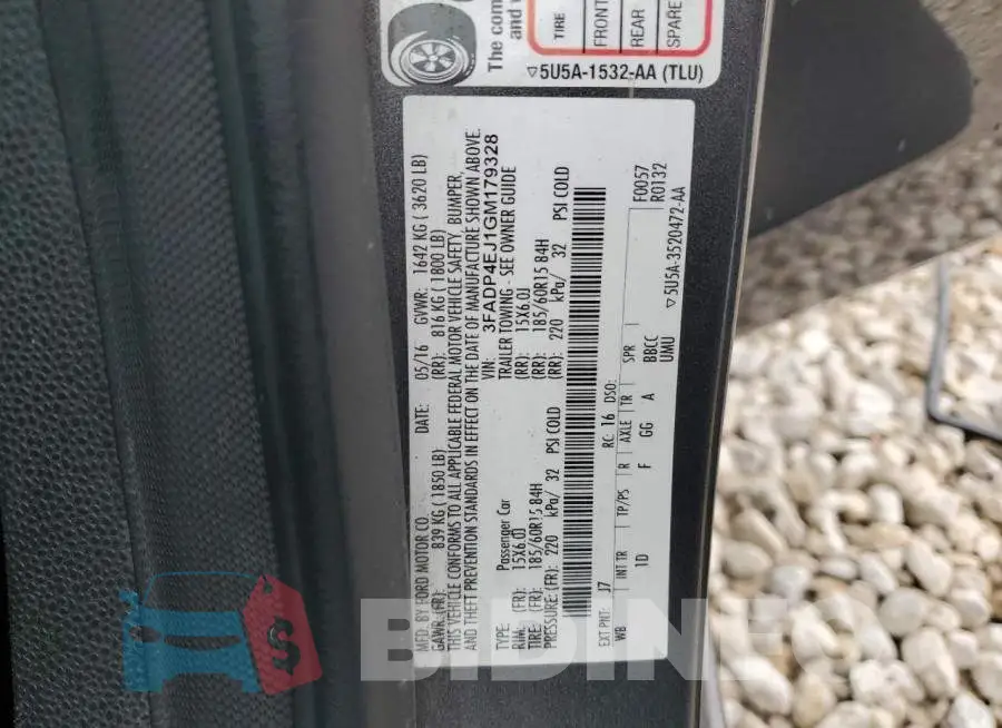 3FADP4EJ1GM179328 Photo# 12