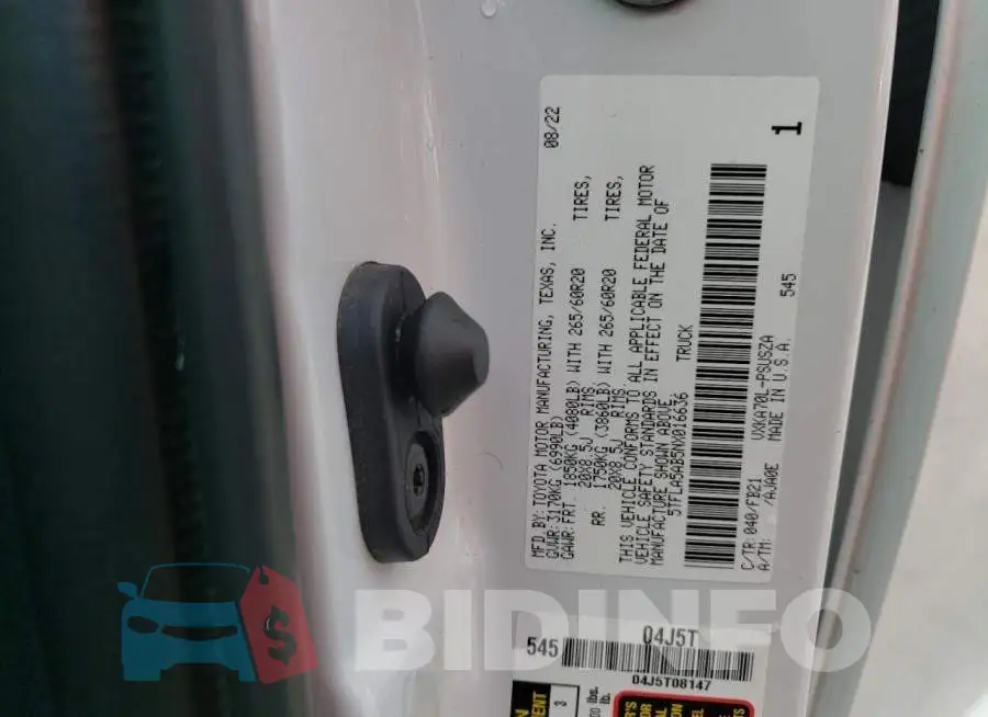 5TFLA5AB5NX016636 Photo# 12