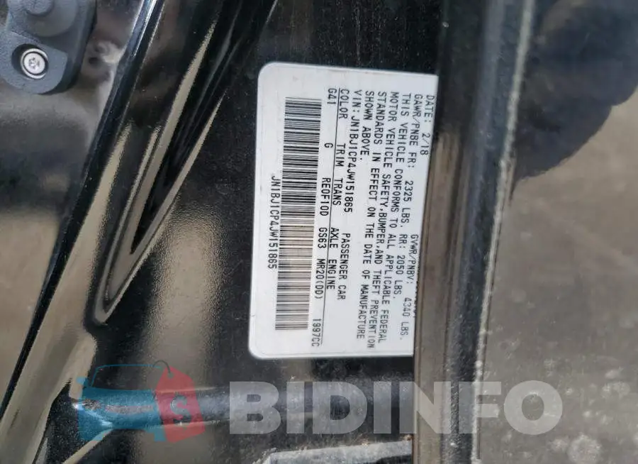 JN1BJ1CP4JW151865 Photo# 13