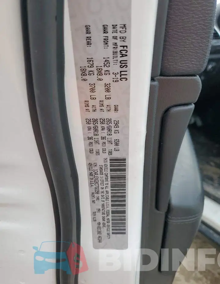 1C4RJEAG2KC732290 Photo# 14