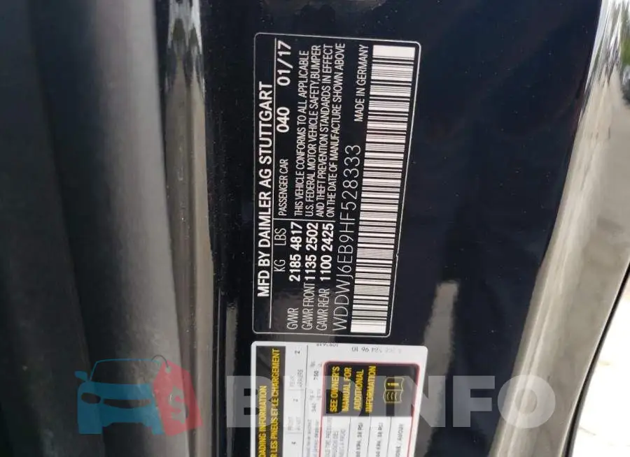 WDDWJ6EB9HF528333 Photo# 12