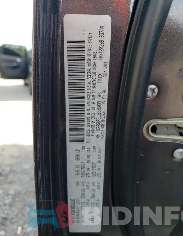 1C6RR6FG1JS206039 Photo# 12
