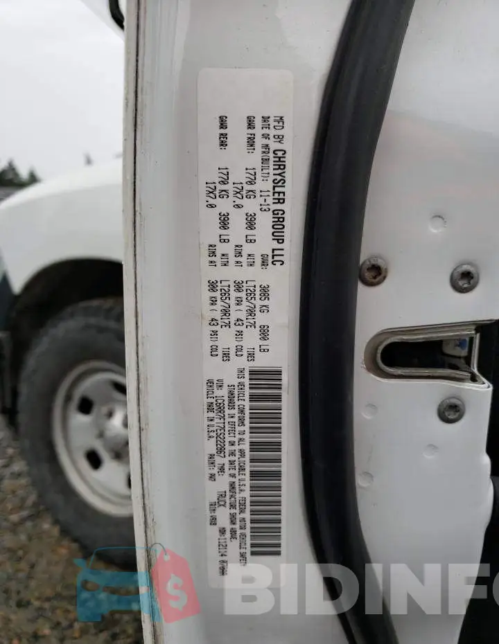 1C6RR7FT7ES222867 Photo# 12