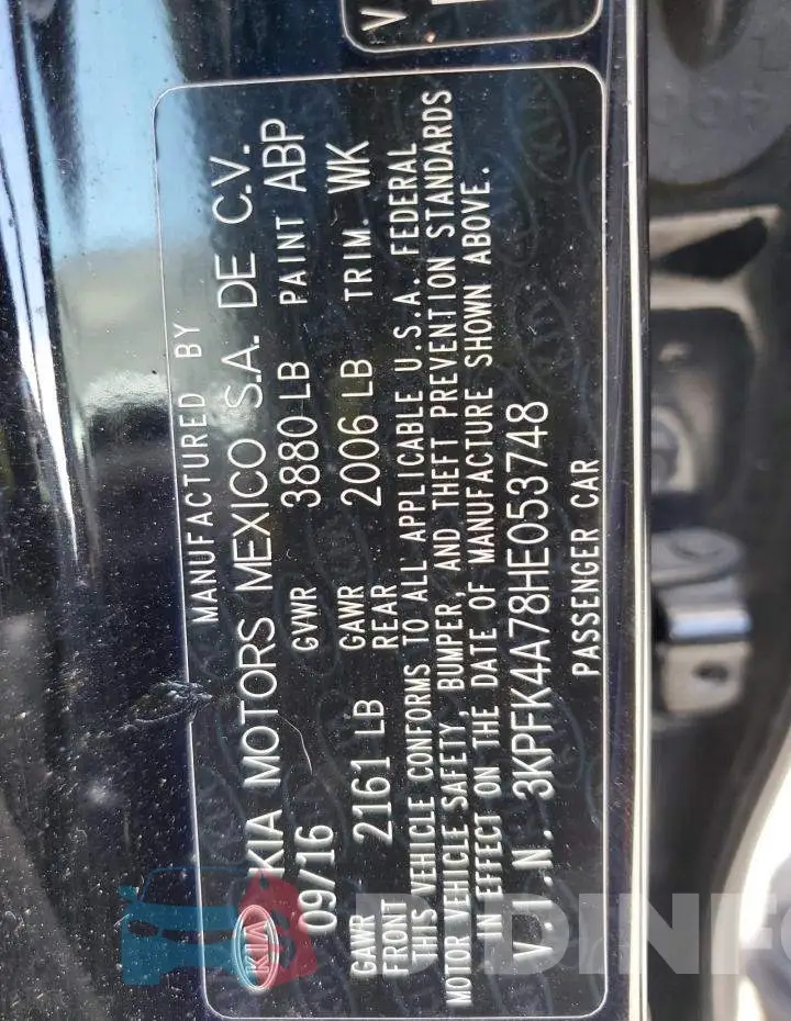 3KPFK4A78HE053748 Photo# 13