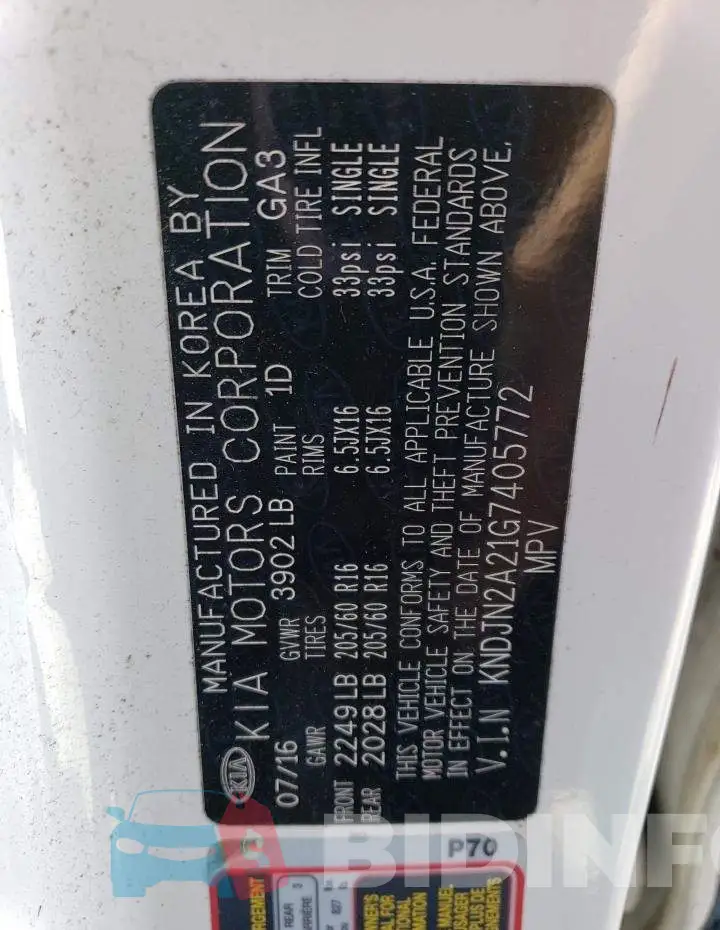 KNDJN2A21G7405772 Photo# 12