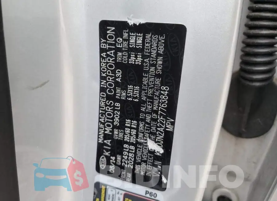 KNDJN2A22F7763848 Photo# 12