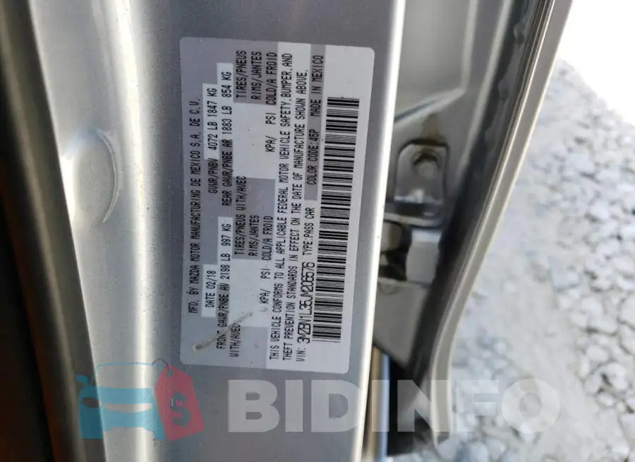 3MZBN1L35JM206576 Photo# 12