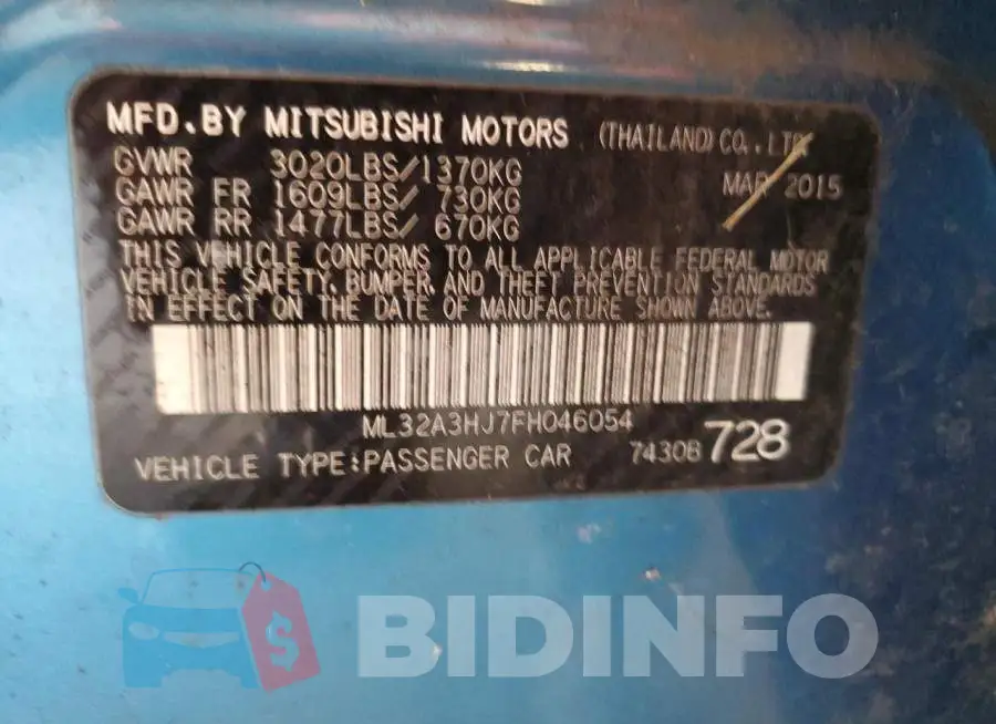 ML32A3HJ7FH046054 Photo# 12