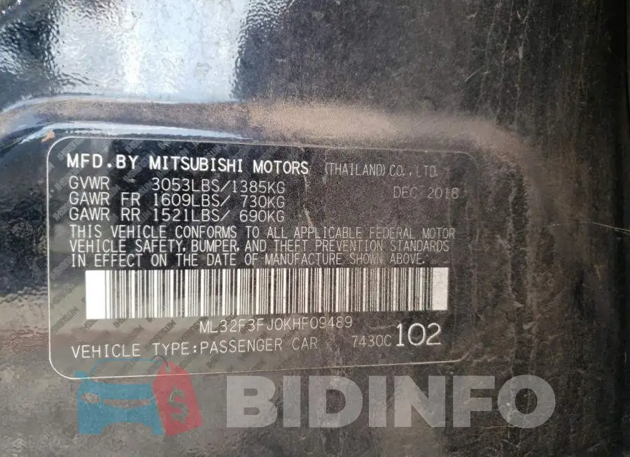 ML32F3FJ0KHF09489 Photo# 12