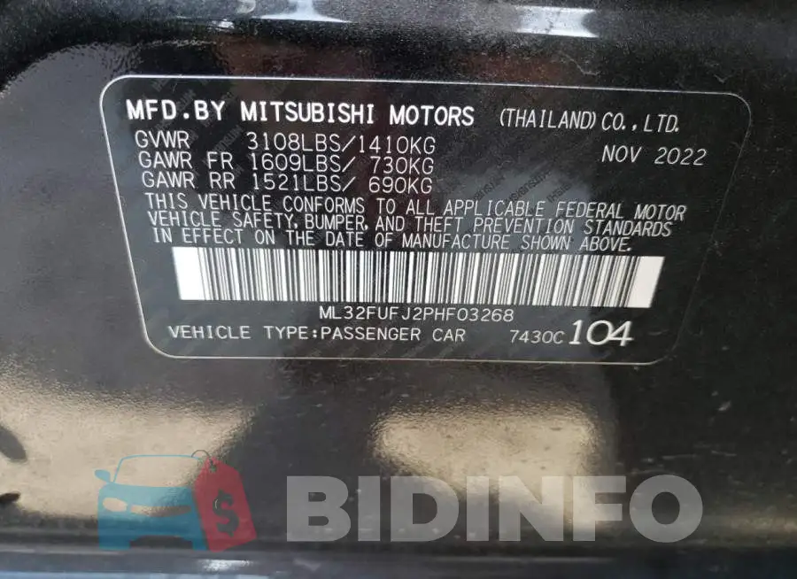 ML32FUFJ2PHF03268 Photo# 13