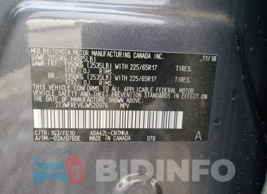 2T3WFREV6JW520976 Photo# 13