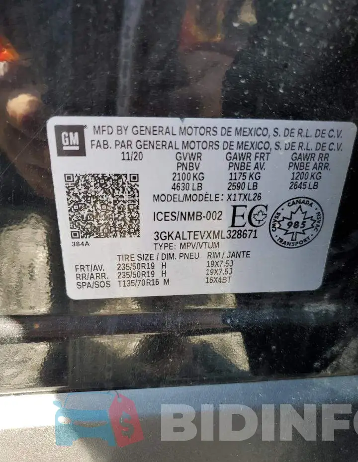 3GKALTEVXML328671 Photo# 14