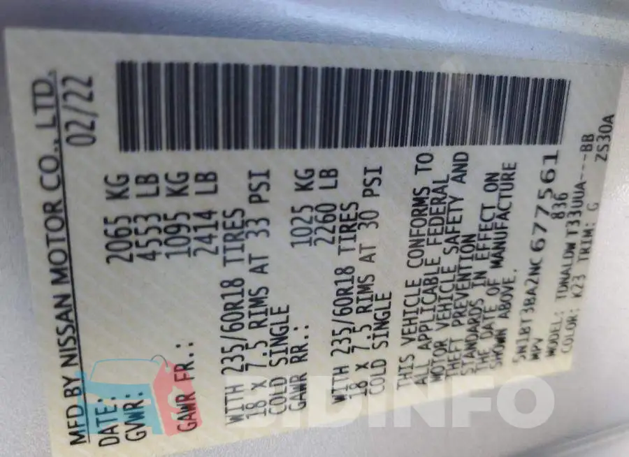 5N1BT3BA2NC677561 Photo# 12