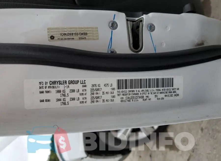 1C4NJDEB1ED734389 Photo# 12