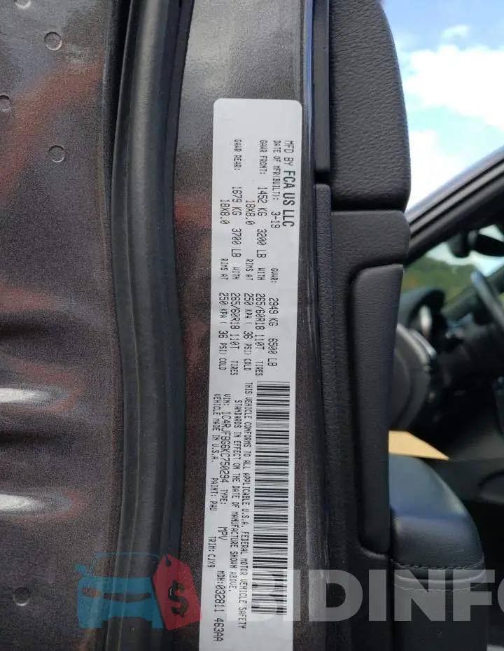 1C4RJFBG6KC750294 Photo# 13