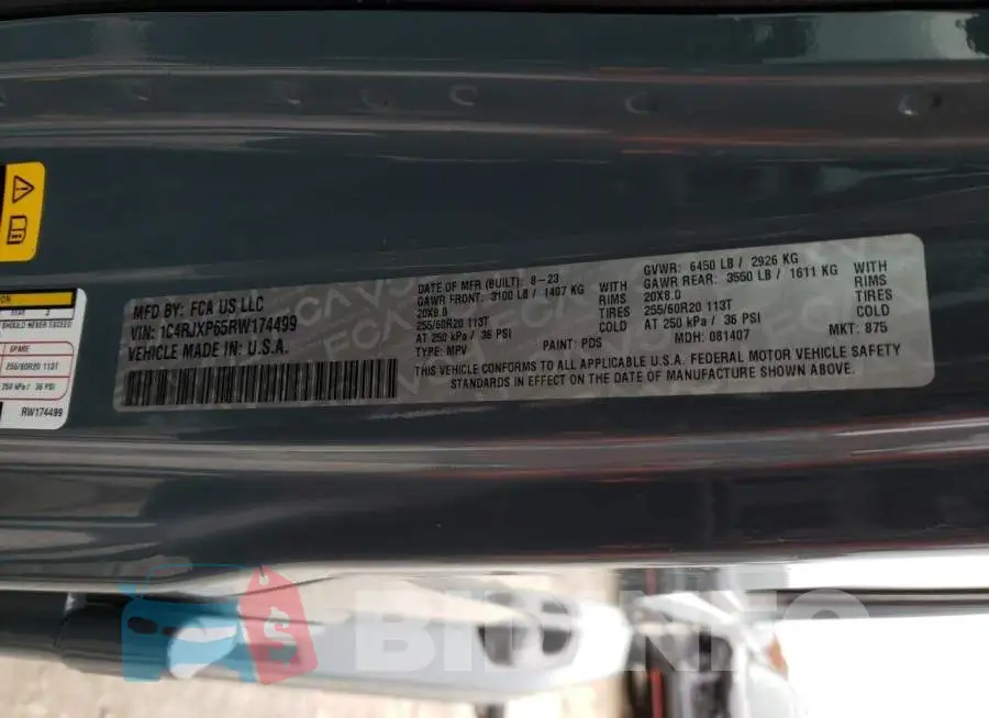 1C4RJXP65RW174499 Photo# 14
